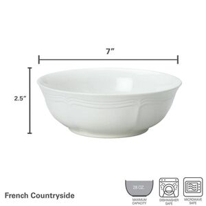 Mikasa French Countryside White Cereal Bowl - Set Of 4